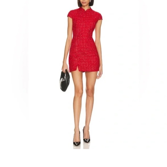 SAU LEE Natasha Dress in Red, brand new without tags, never worn, no flaws. - Picture 4 of 6
